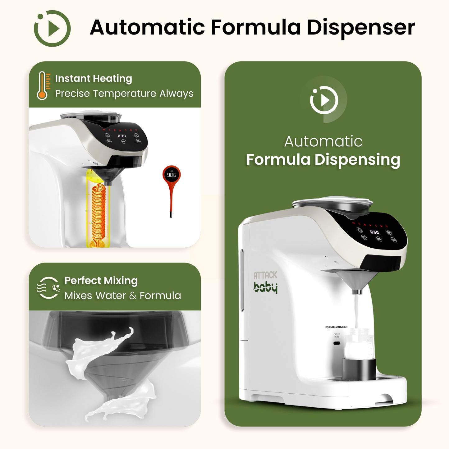 Attack Baby Smart Formula Dispenser