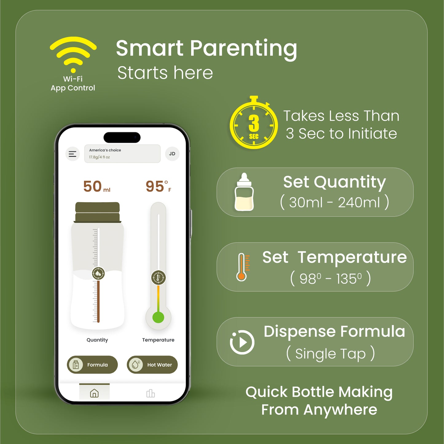 Attack Baby Smart Formula Dispenser